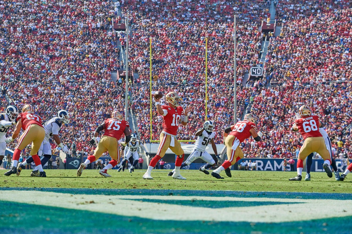 Jimmy Garoppolo, 49ers vs. Rams