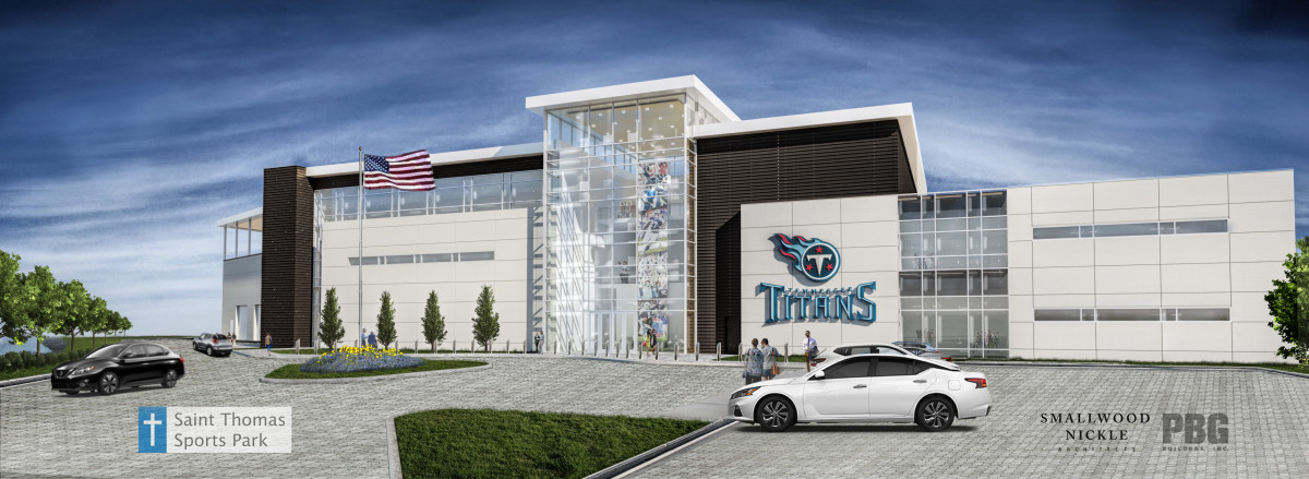 A rendering of the planned expansion of St. Thomas Sports Park.