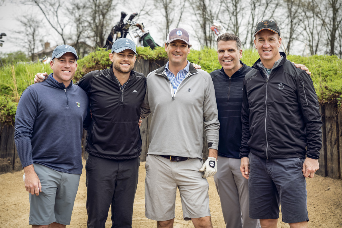 Roddick and Manning (flanking Collins and King) shared a video that amped up awareness. (photograph by Nathalie Dupre Photography) 