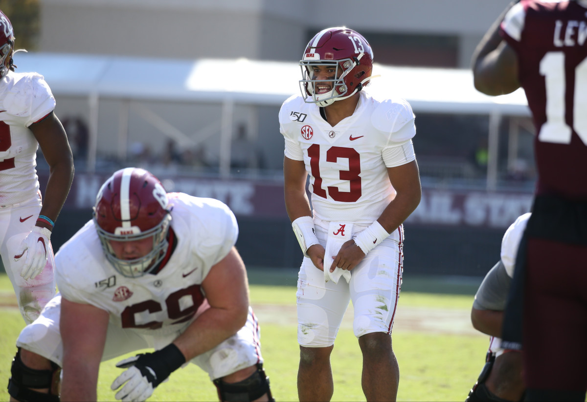 Tua Tagovailoa plays in his final game at Mississippi State