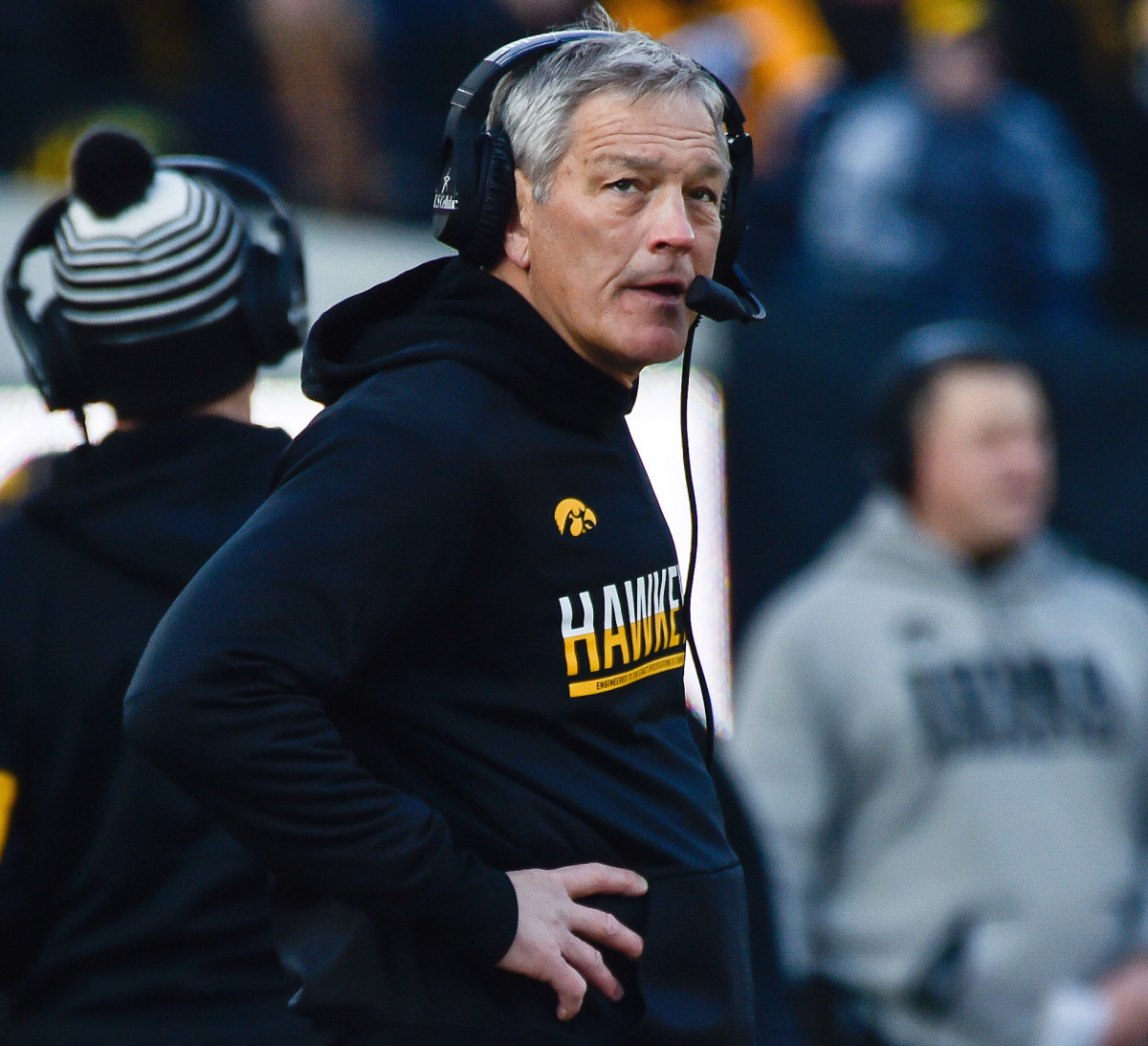 Iowa coach Kirk Ferentz spoke of the recruiting process, and the relationships he builds with players.