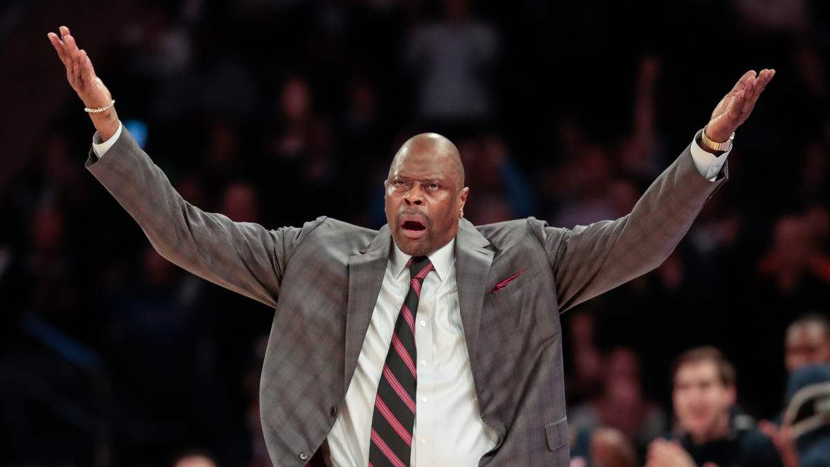 Patrick Ewing led his Hoyas to a win over No. 22 Texas at Madison Square Garden.