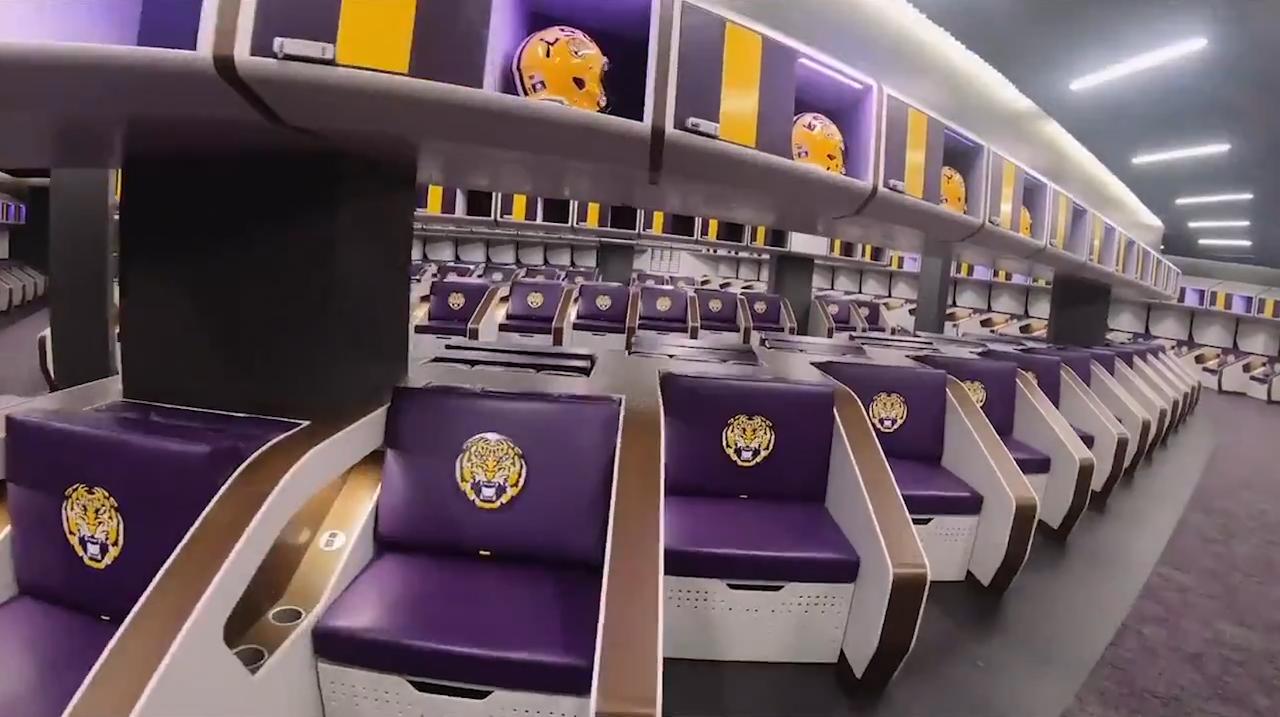 LSU locker room: How does it compare to others in CFB ...