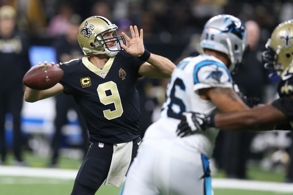 Brees leads Saints over Panthers