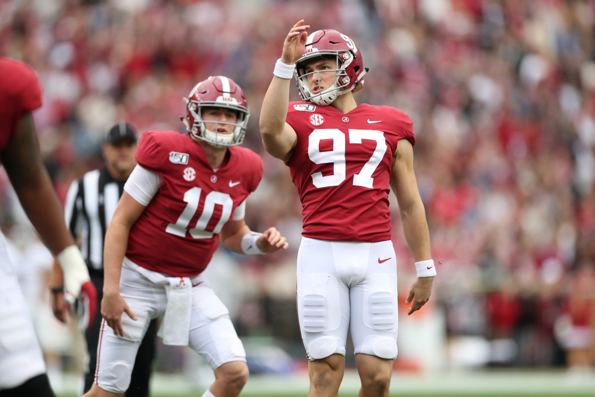 Alabama kicker Joseph Bulovas