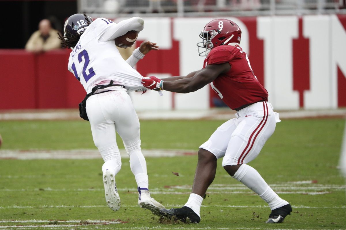 Christian Harris against Western Carolina, 2019