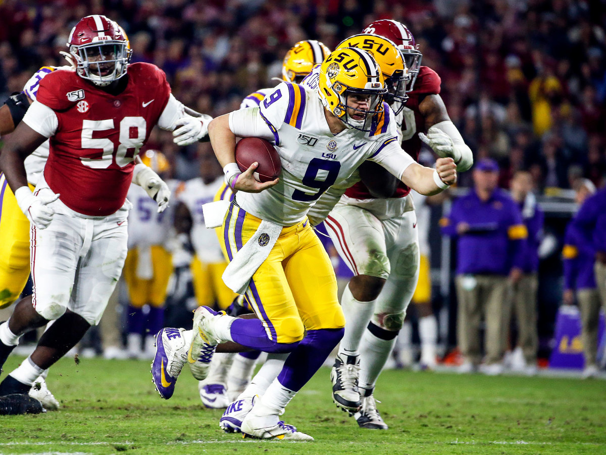 LSU Joe Burrow vs Alabama