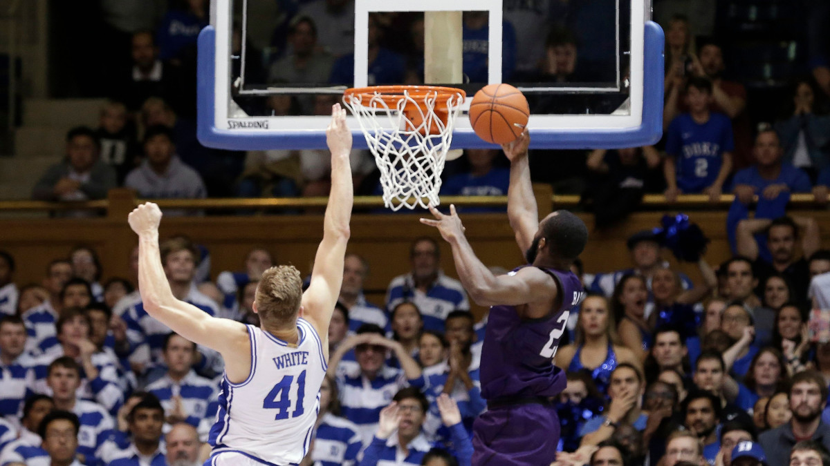 Nathan Bain scored the game-winning shot in overtime for Stephen F. Austin to take down No. 1 Duke.