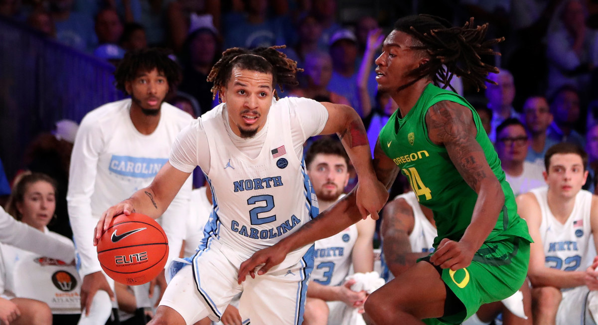 Battle 4 Atlantis UNC vs Oregon Cole Anthony