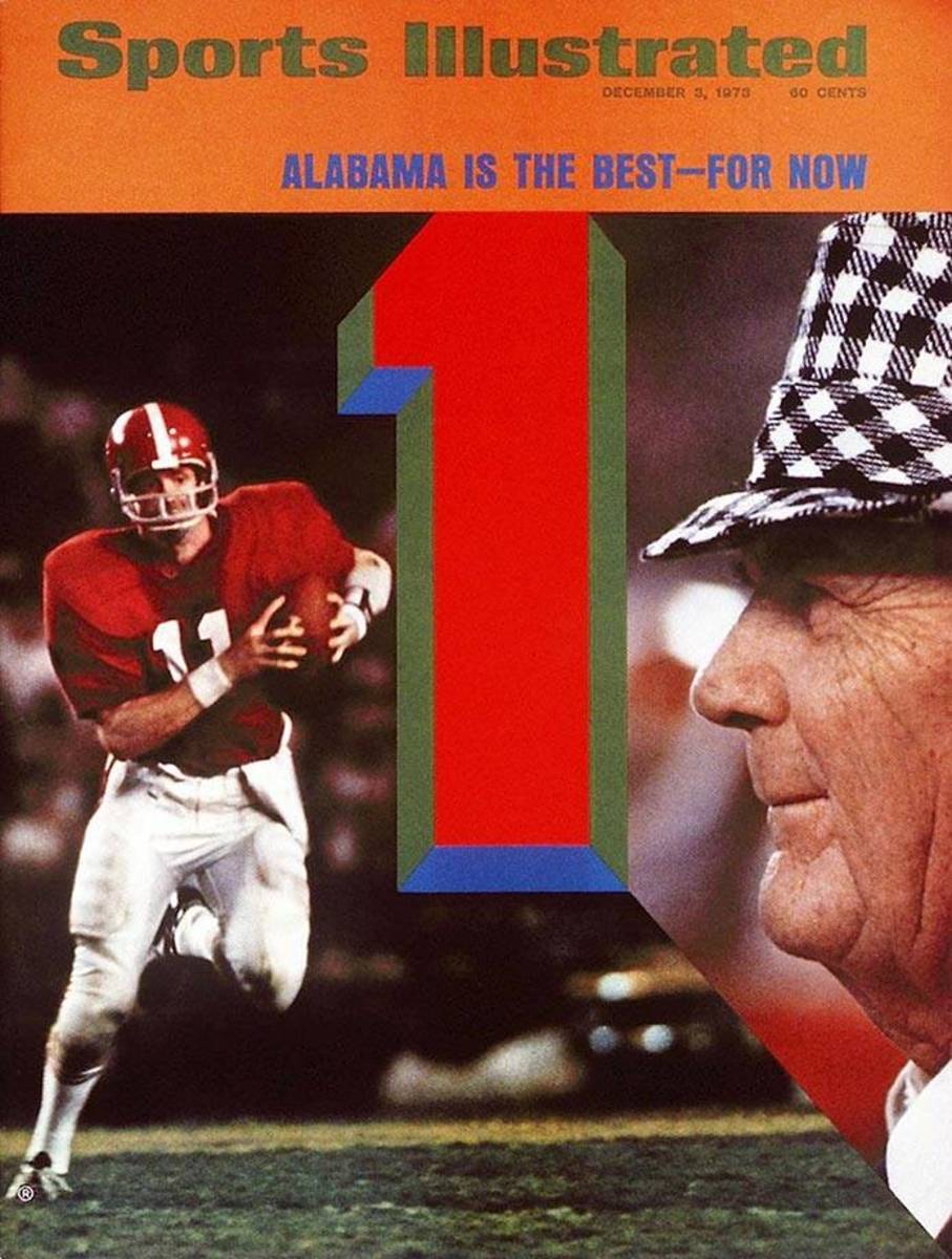 Sports Illustrated cover Dec. 3, 1973, Bear Bryant; Alabama is the best, for now