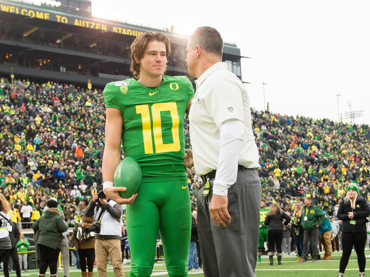 Oregon Justin Herbert Mario Cristobal