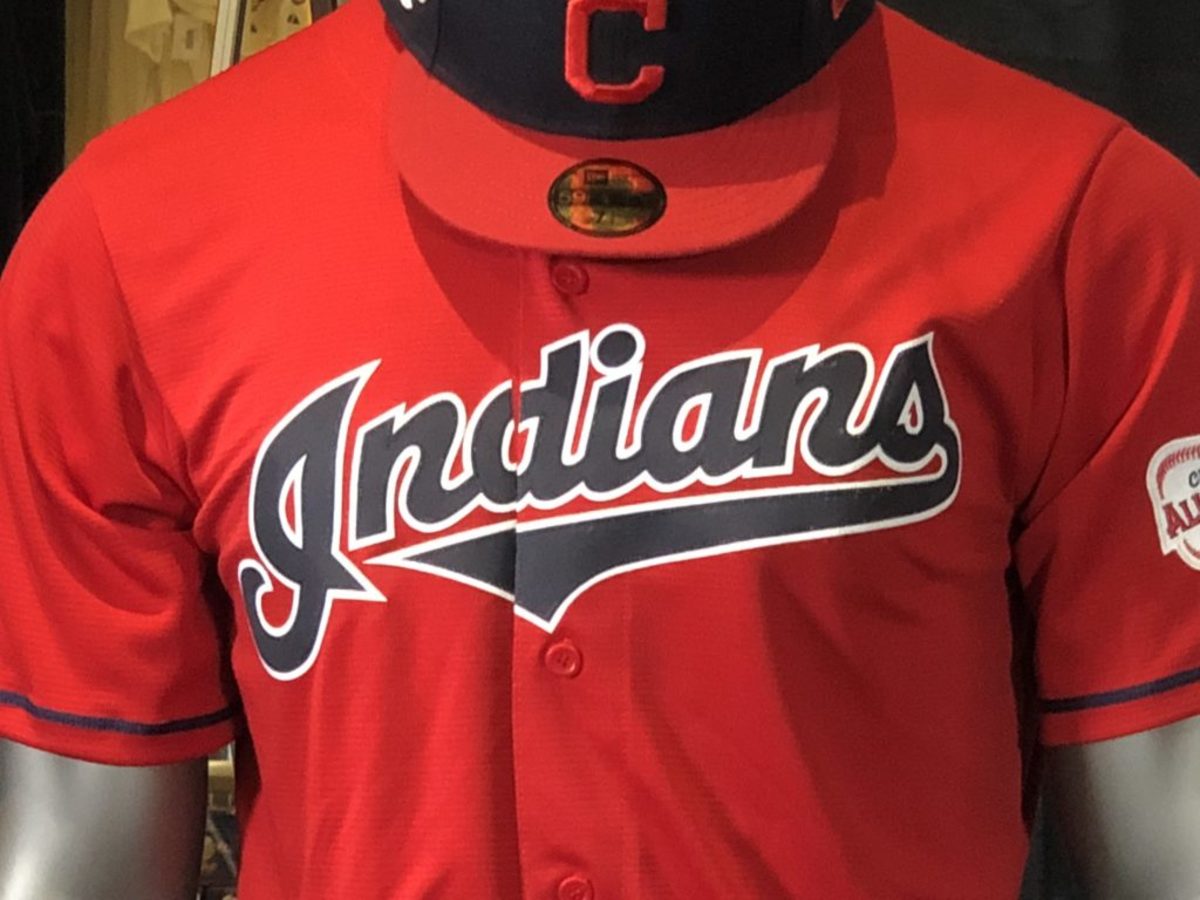 cleveland indians all red uniforms