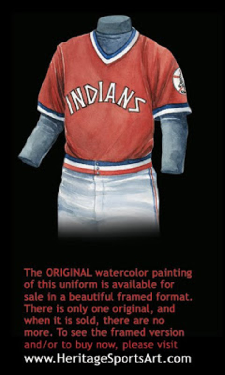 Indians Wearing the 1975 Red Uniforms Tonight Vs Rays - Sports