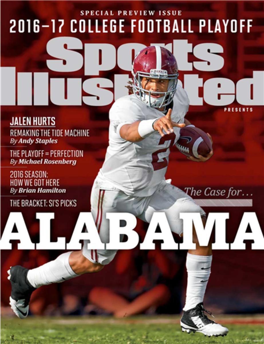 Jalen Hurts cover Sports Illustrated, Dec. 15, 2016