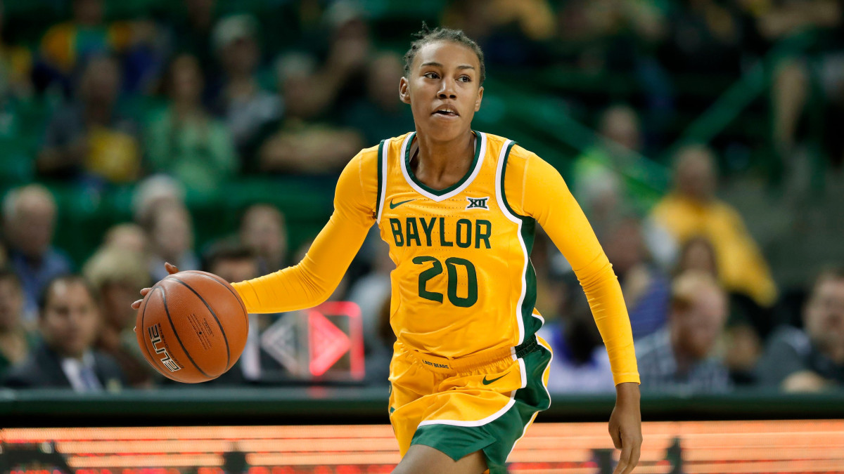 Baylor's Juicy Landrum broke the NCAA record for three-pointers made in a game with 14.