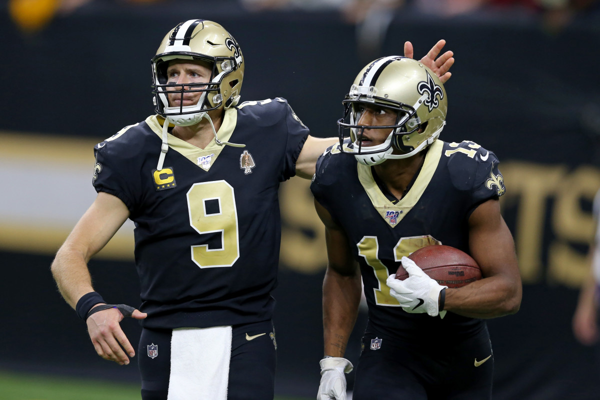 Drew Brees and Michael Thomas