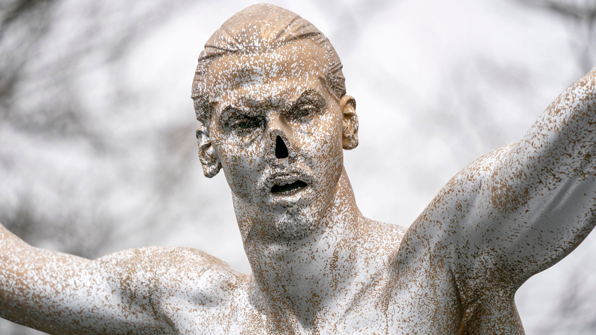Zlatan Ibrahimovic statue has nose cut off by vandals Sports Illustrated