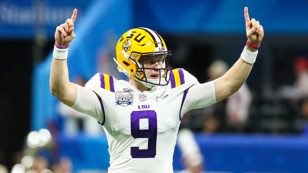 LSU Joe Burrow vs Oklahoma College Football Playoff