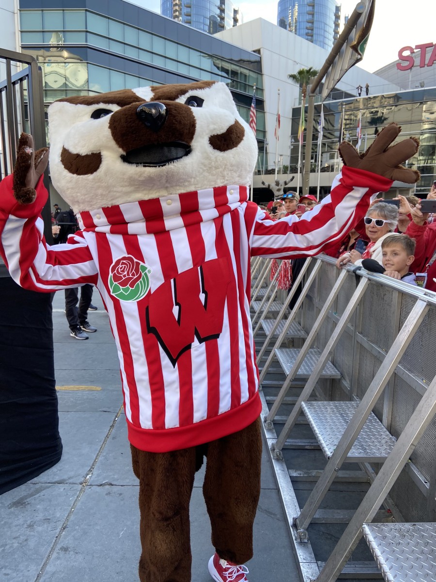 Wisconsin football Badgers Pep Rally highlights Sports Illustrated