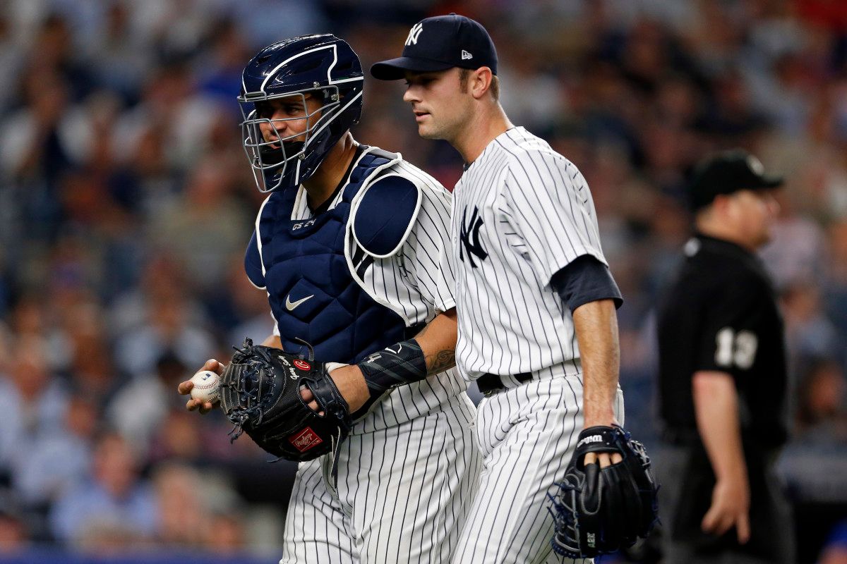 Gary Sanchez with David Robertson