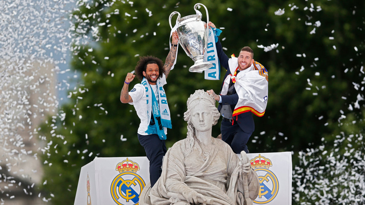 Real Madrid won four Champions League titles in five seasons
