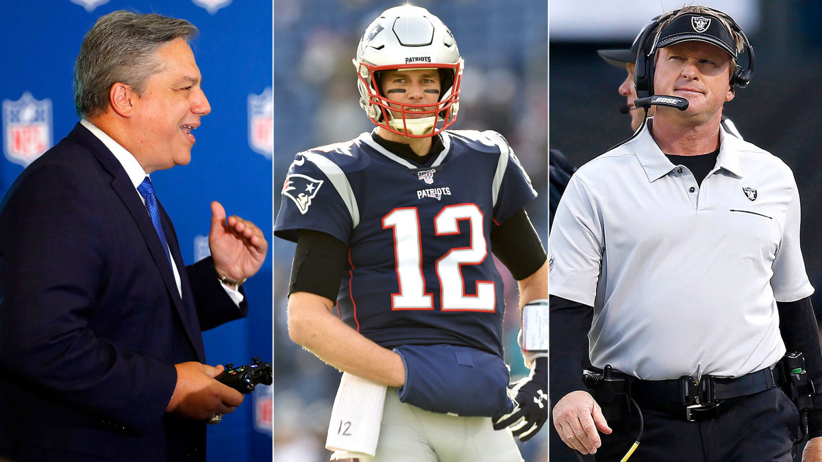 Al Riveron, Tom Brady, Jon Gruden