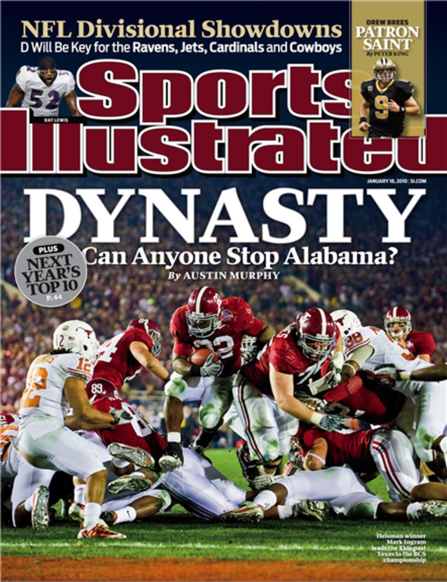 Alabama College Football Preview Sports Illustrated Newsstand No Label Ever 