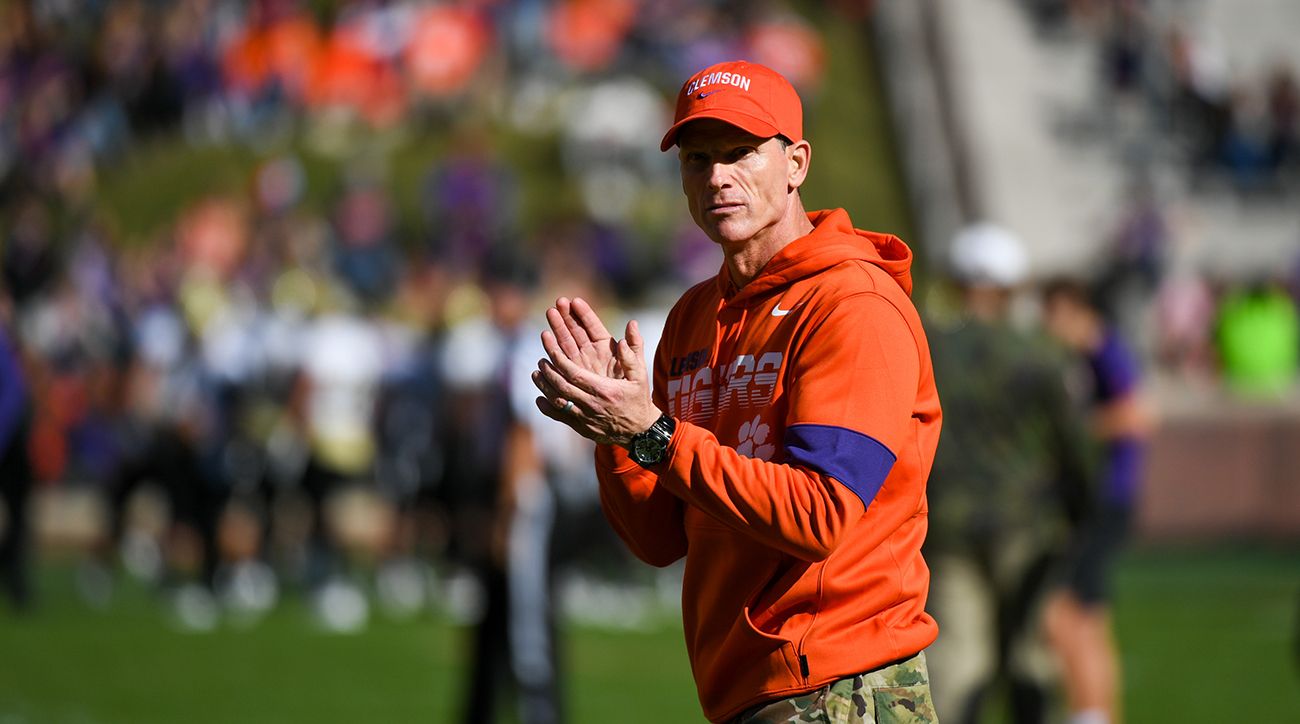Clemson DC Brent Venables Practices As LSU QB Joe Burrow Sports
