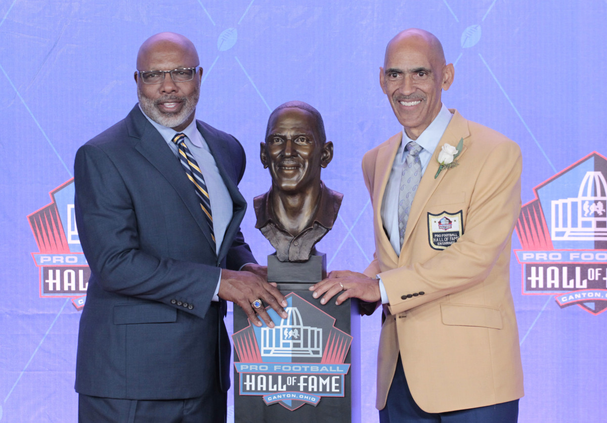 Donnie Shell and Tony Dungy