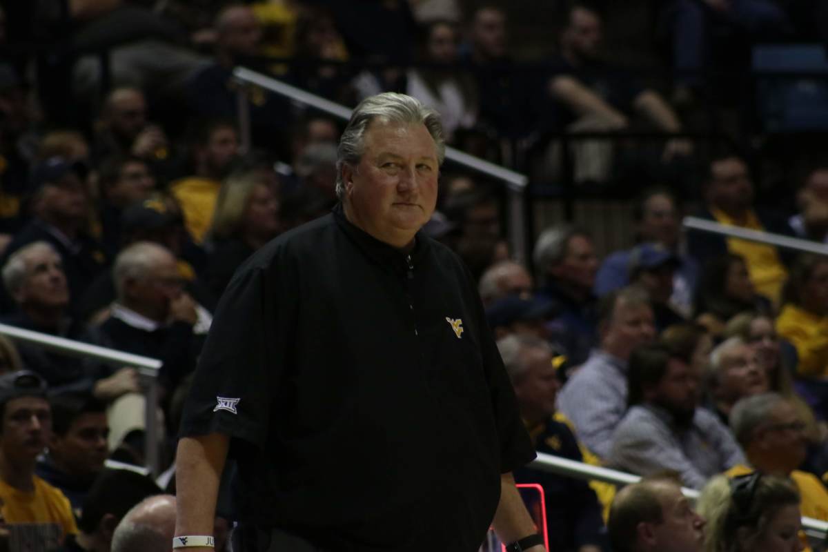 West Virginia head coach Bob Huggins
