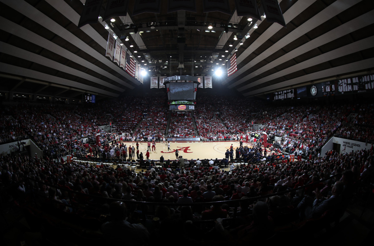 Sold out Coleman Coliseum for Auburn at Alabama