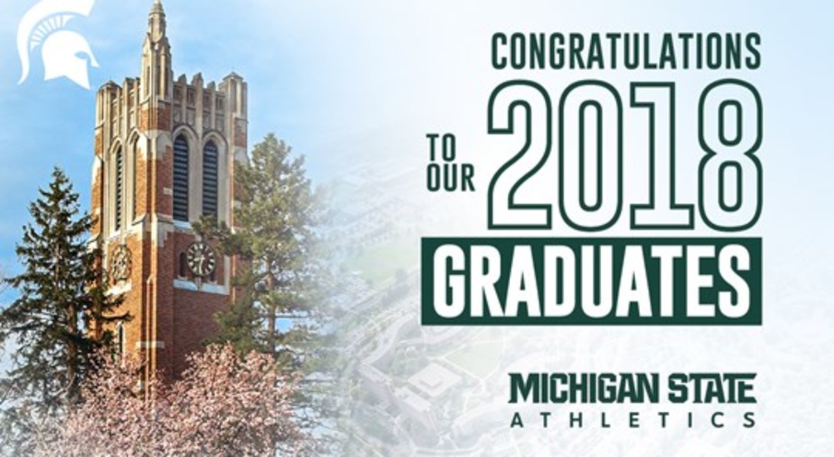 Forty Spartan Student-Athletes Set To Receive Degrees  (PHOTO:  MSU SID)