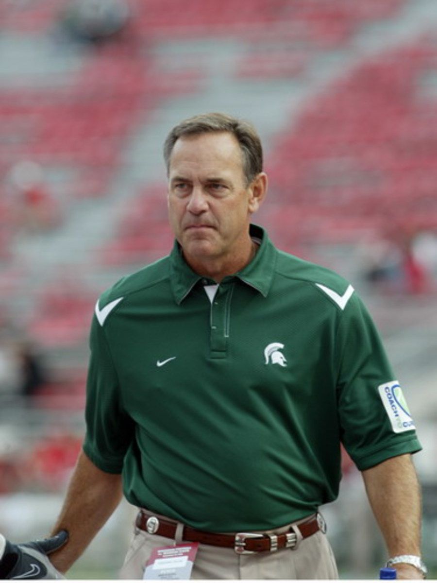 Mark Dantonio has vision and purpose as the head of Spartan Football. Photo courtesy of Bill Marklevits.