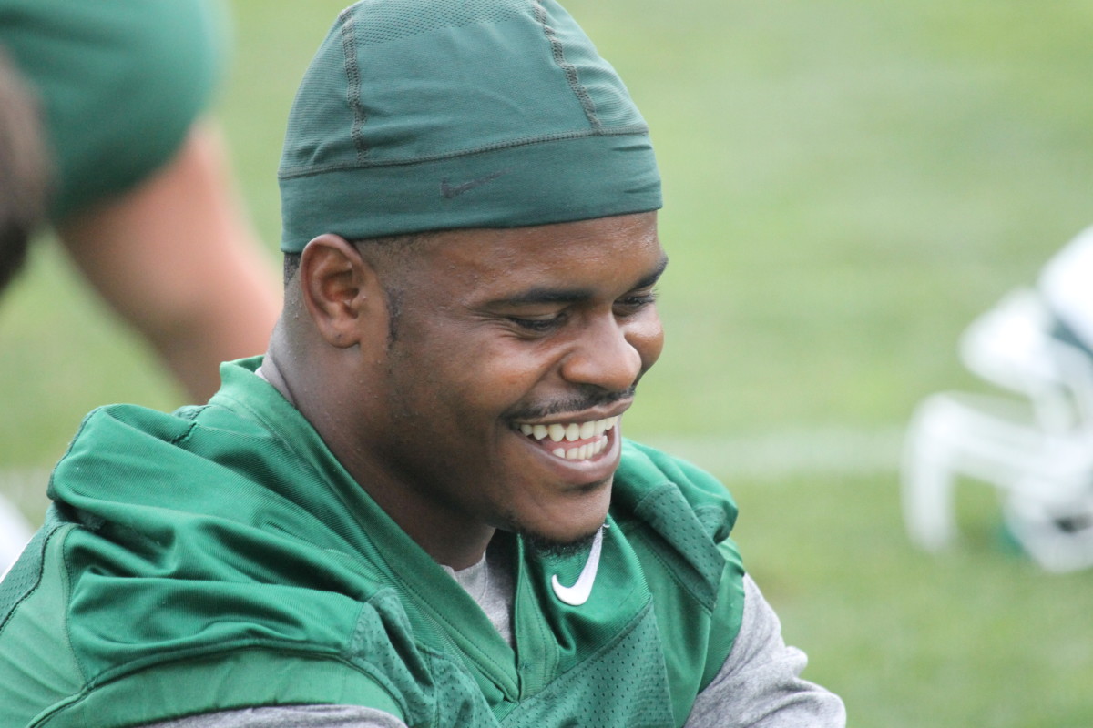 Delton Williams was all smiles upon his return to Spartan Football in 2015.