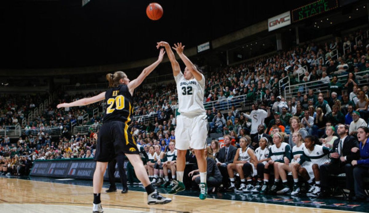 Congratulations to Keane who was nothing less than a great athlete and young lady for the Spartan Nation. Photo courtesy of MSU SID.