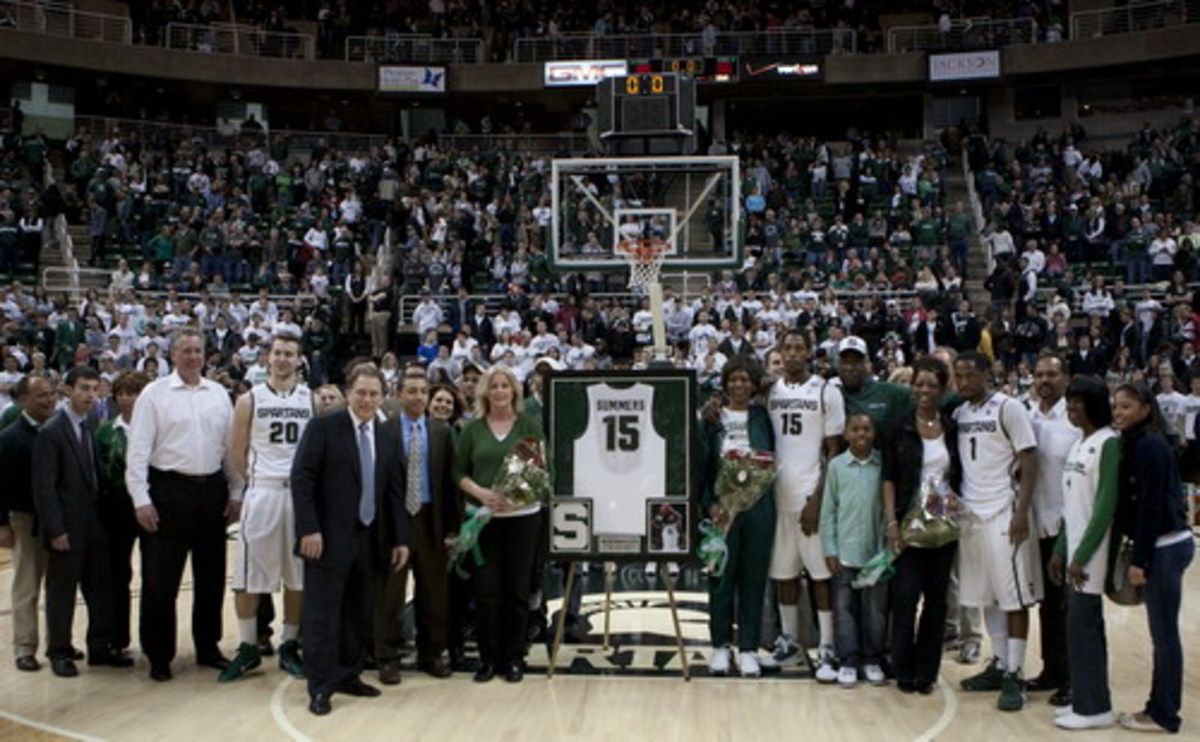 It has been a hard season, but a great career for Durrell Summers, Kalin Lucas and Mike Kebler. Photo courtesy of Starr Portice.