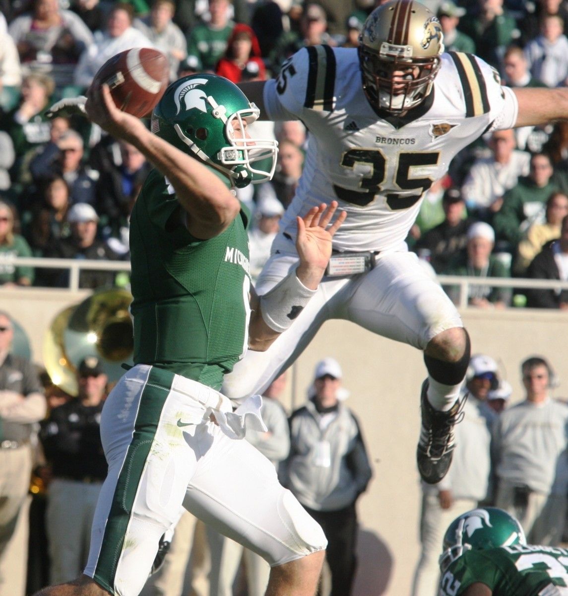 The Spartans Are Pushing for the Future Practices Even More than the Game! Photo Courtesy of Bill Marklevits.