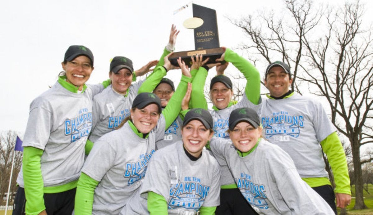 Spartans looking for a top-eight finish to advance to the NCAA Championships. Photo courtesy of MSU SID.
