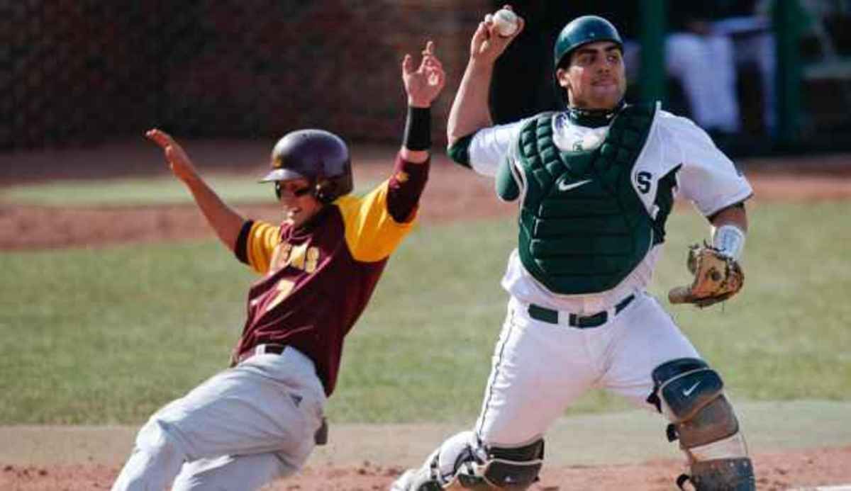 MSU held to six hits in loss to Chippewas. Photo courtesy of MSU SID.