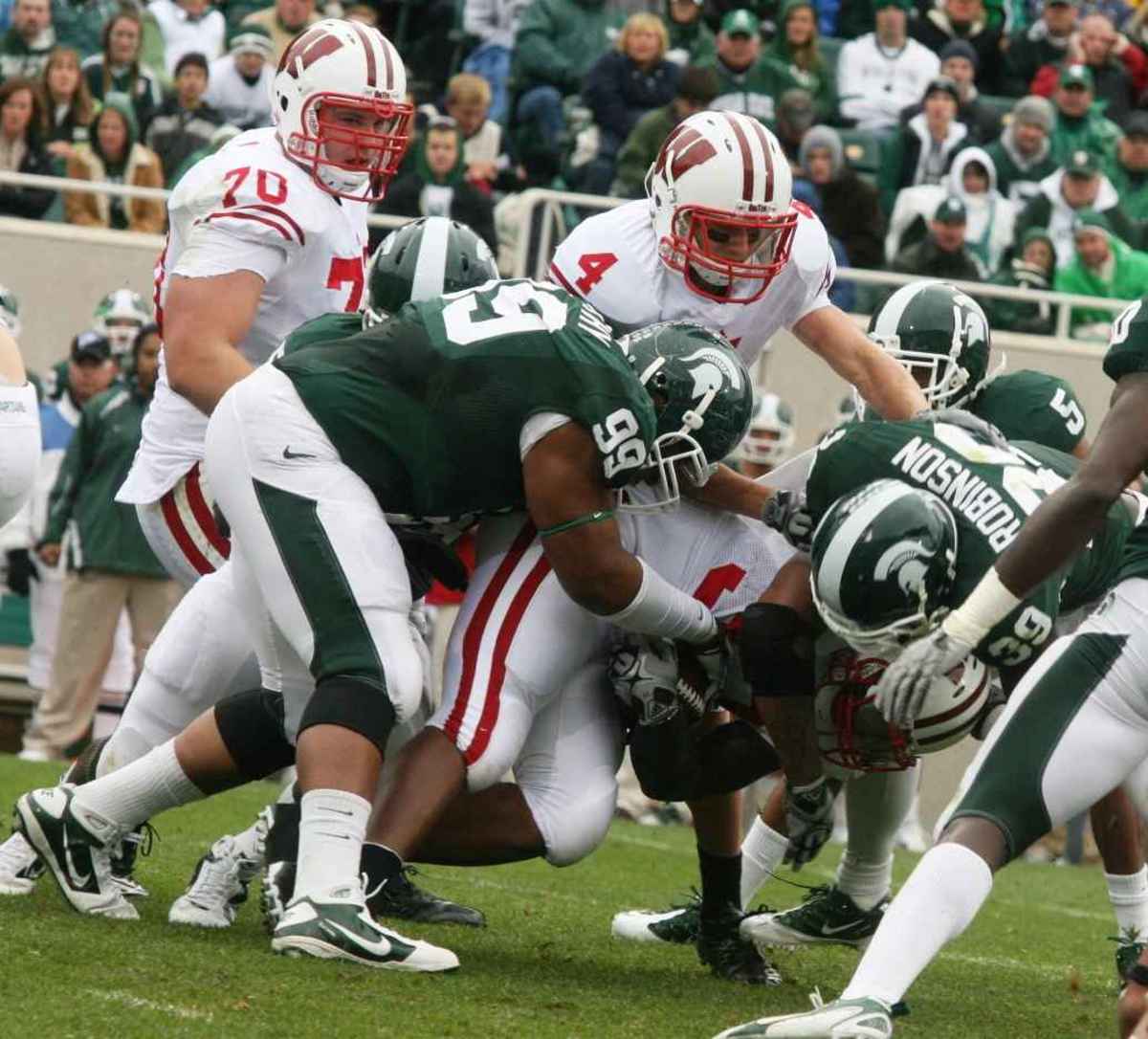 The Spartans defense must be better in 2011 for them to repeat as Big Ten Champs.  Photo courtesy of Bill Marklevits.