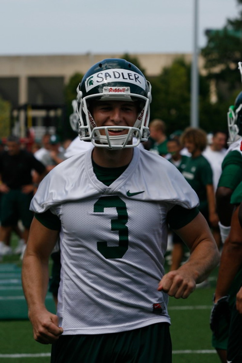 Sadler is a great punter and person.  Photo courtesy of Starr Portice.