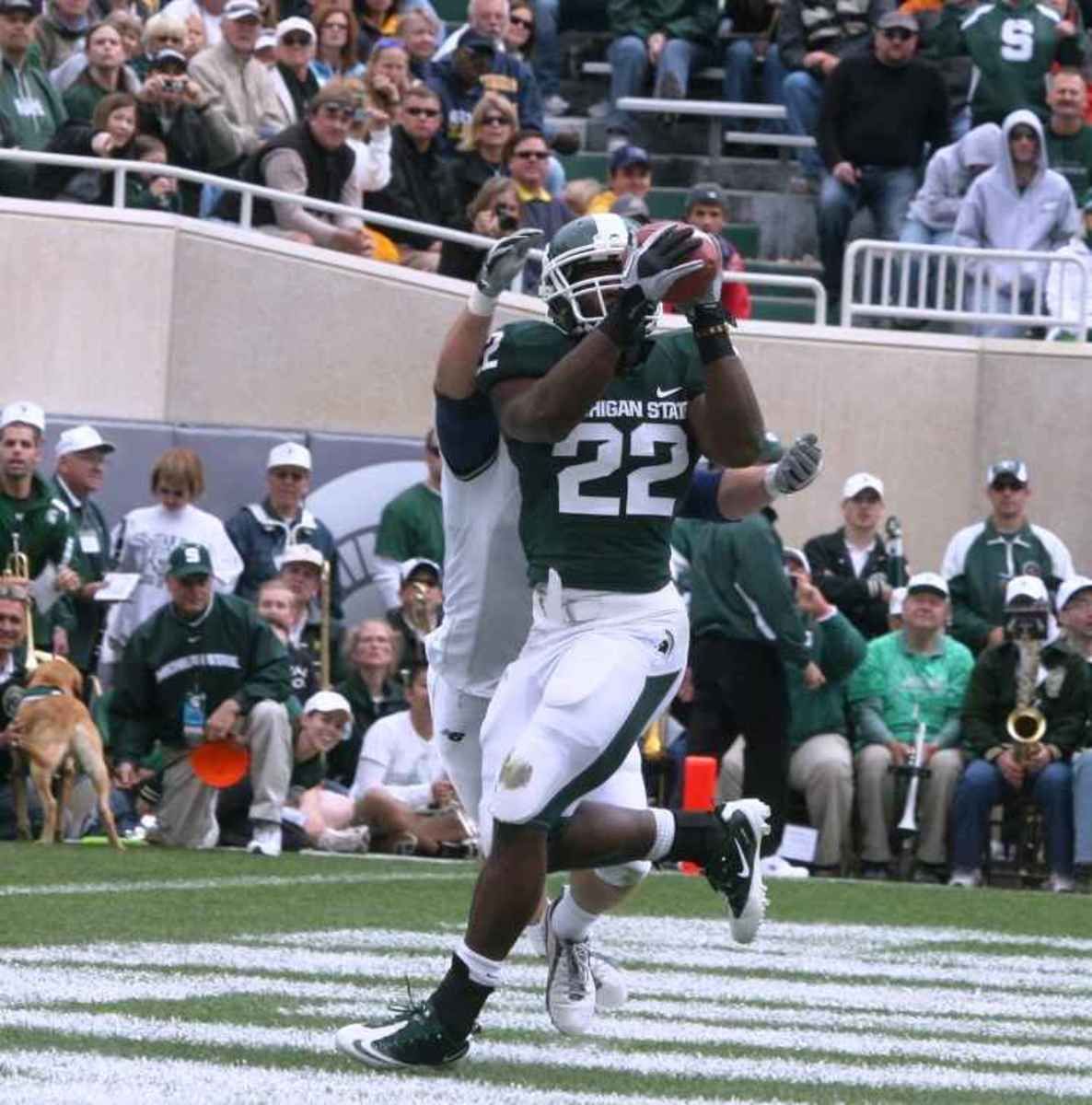 The Spartans are ready at 4-0 to enter Big Ten play. Photo courtesy of Bill Marklevits.