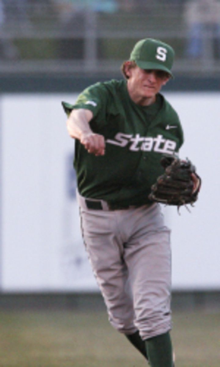 Jonathan Roof went 2-for-3 on Saturday. Photo courtesy of MSU SID.