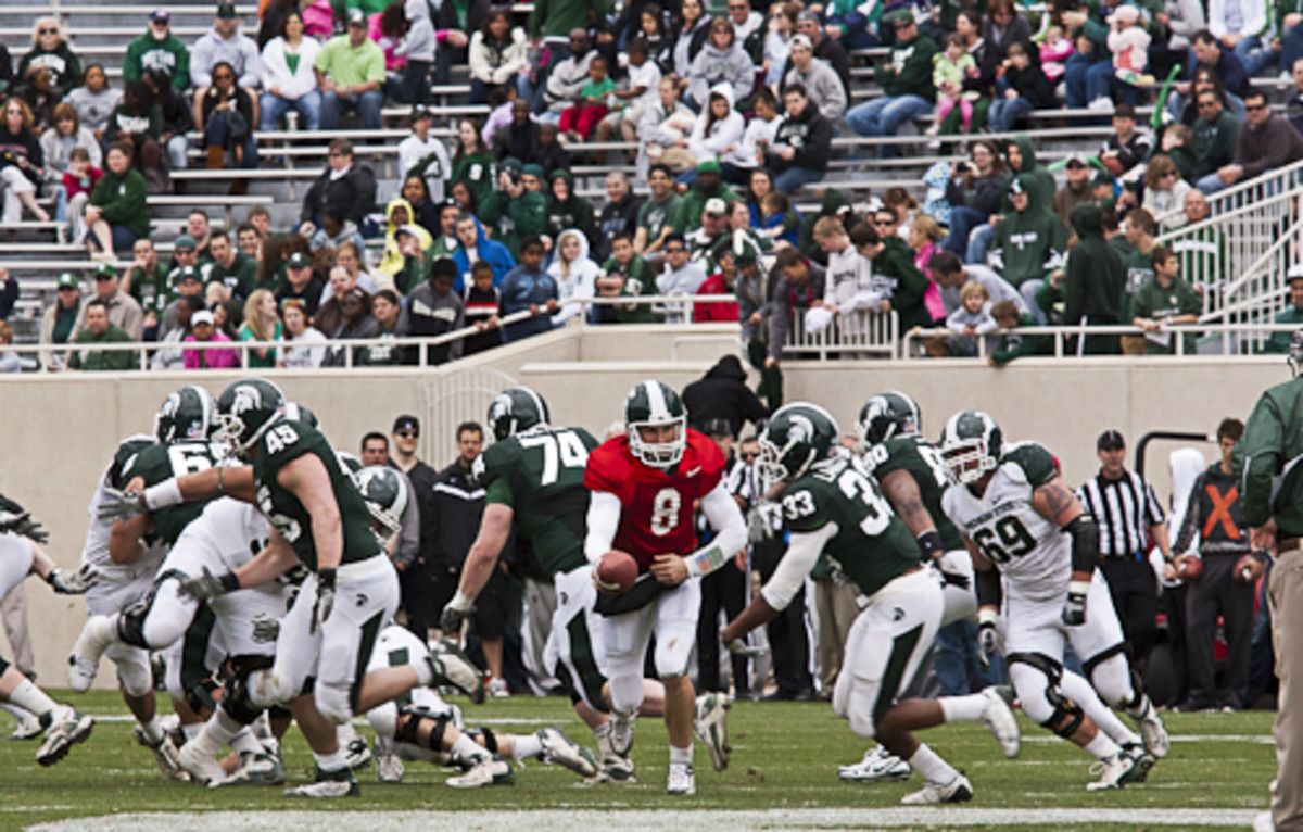 Captain Kirk is in command and come fall will prove he is a NFL first round QB.  Photo courtesy of Starr Portice.