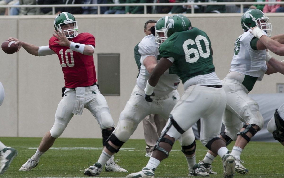 Andrew Maxwell continues to shine for the Spartans. Photo courtesy of Starr Portice.