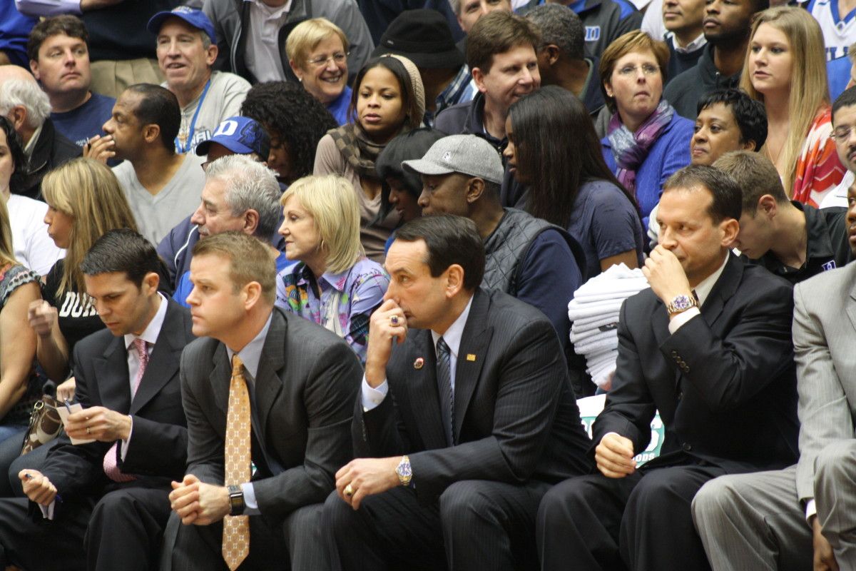 Tom Izzo will get another shot at his arch nemisis Coach K.  Photo courtesy of Jon Schopp.