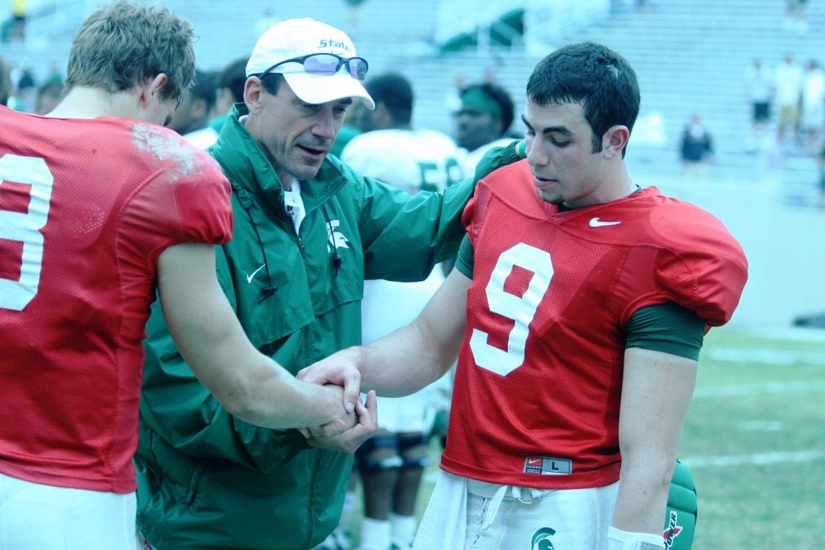 Cousins and Nichol are the epitome of what depth and competition on the Spartan roster now. Photo courtesy of Bill Marklevits.