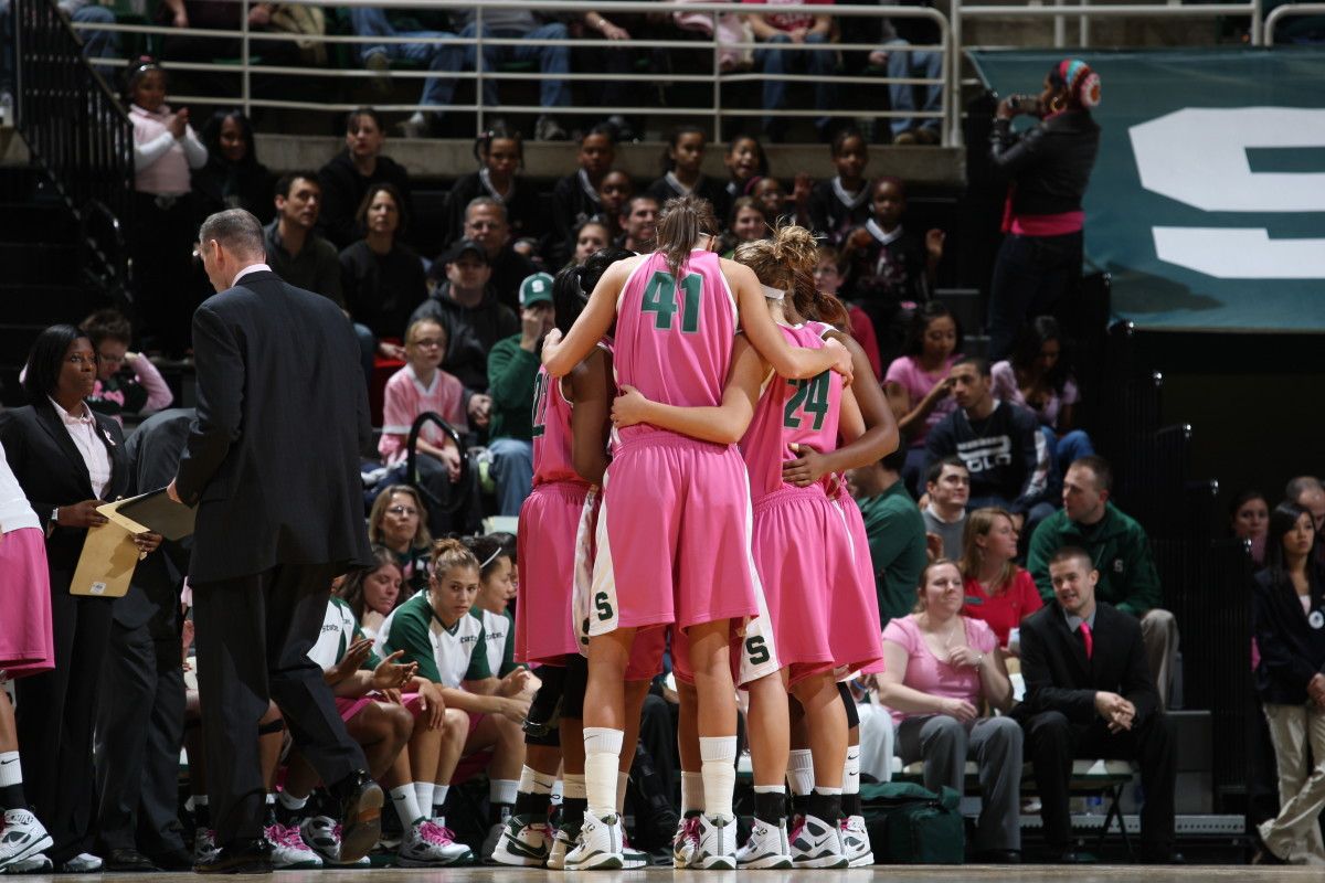 The Lady Spartans are lead by a great coach and are looking for another great run in 2010.  Photo courtesy of the MSU SID.