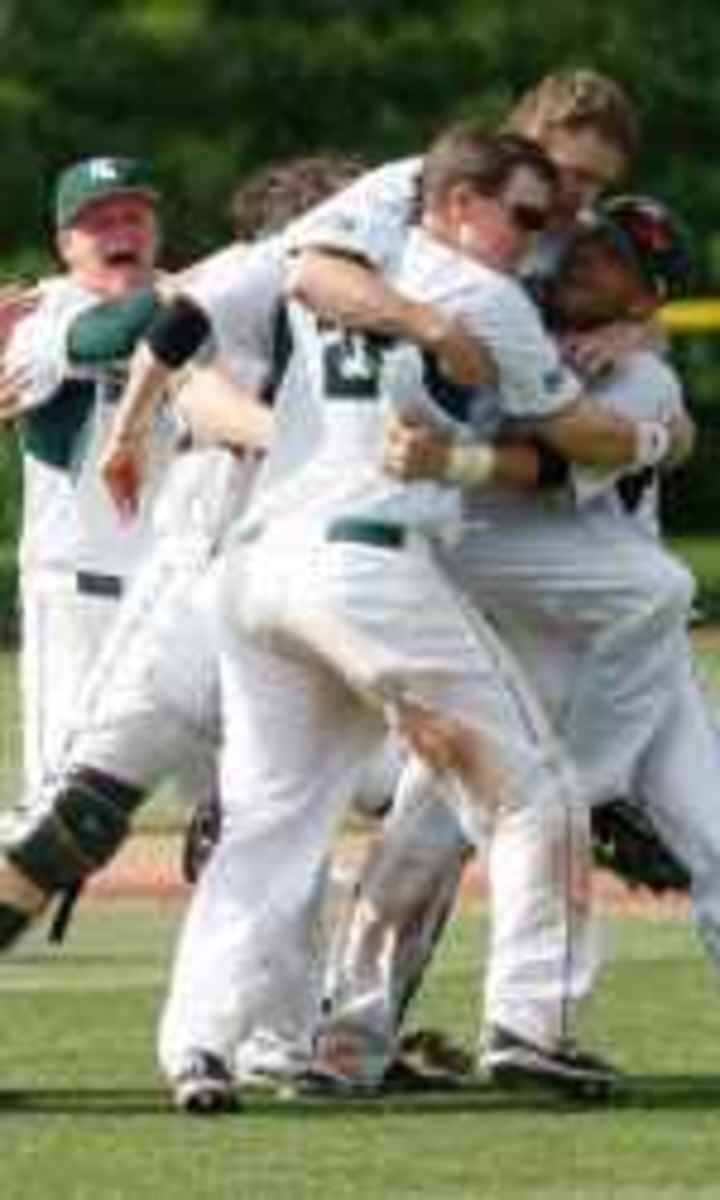 Spartans defeat Northwestern, 10-1, to win fourth Big Ten title in school history. Photo courtesy of MSU SID.