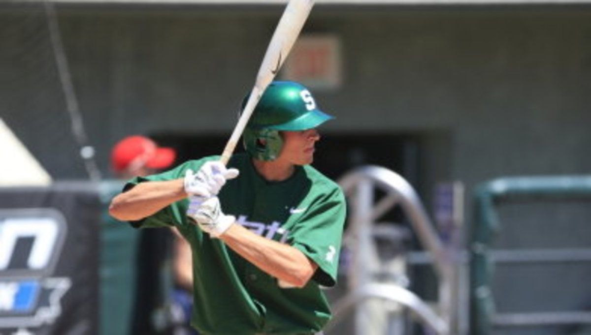 Freshman pitcher allows just three hits 6.1 innings. Photo courtesy of MSU SID.